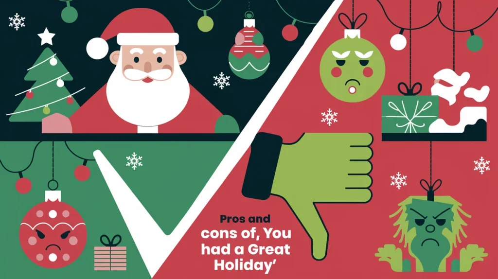 Pros and Cons of Saying “I Hope You Had a Great Holiday”