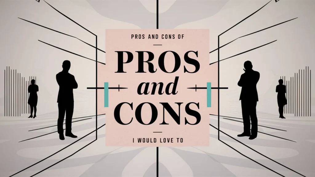 Pros and Cons of Saying “I Would Love To”