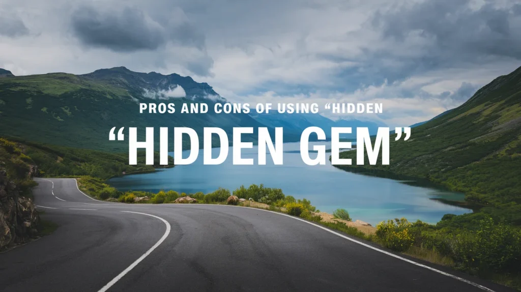 Pros and Cons of Using "Hidden Gem"