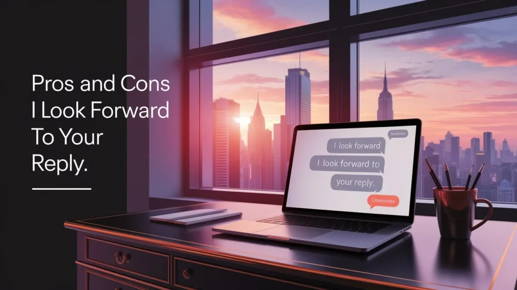 Pros and Cons of Using "I Look Forward to Your Reply"