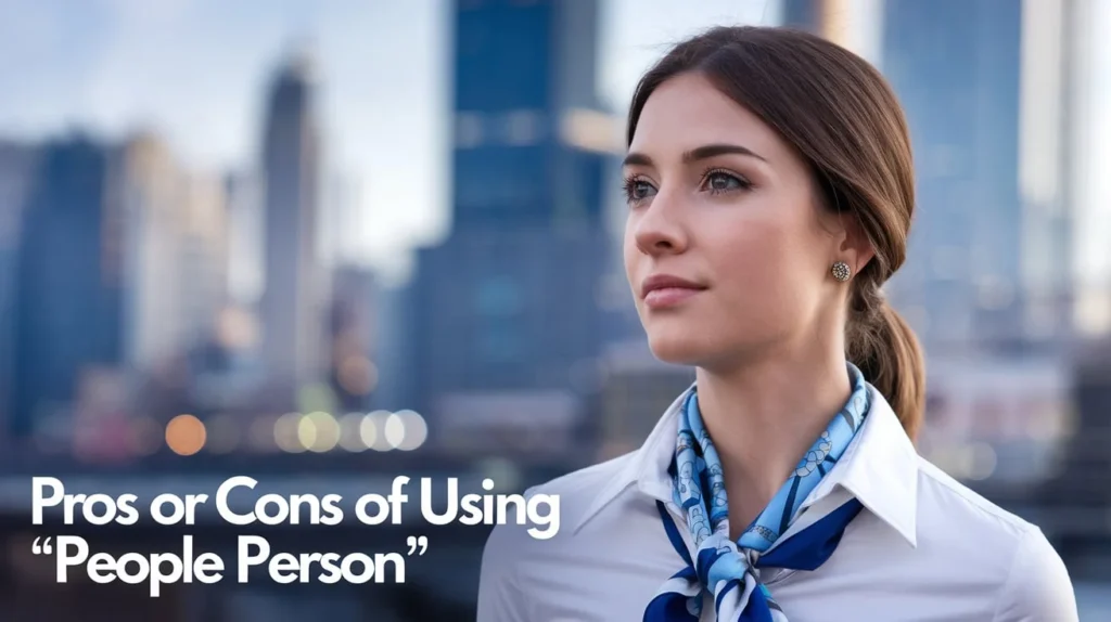 Pros or Cons of Using "People Person"