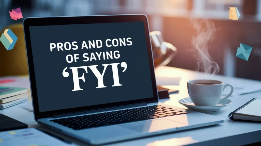 Pros and Cons of Saying “FYI”