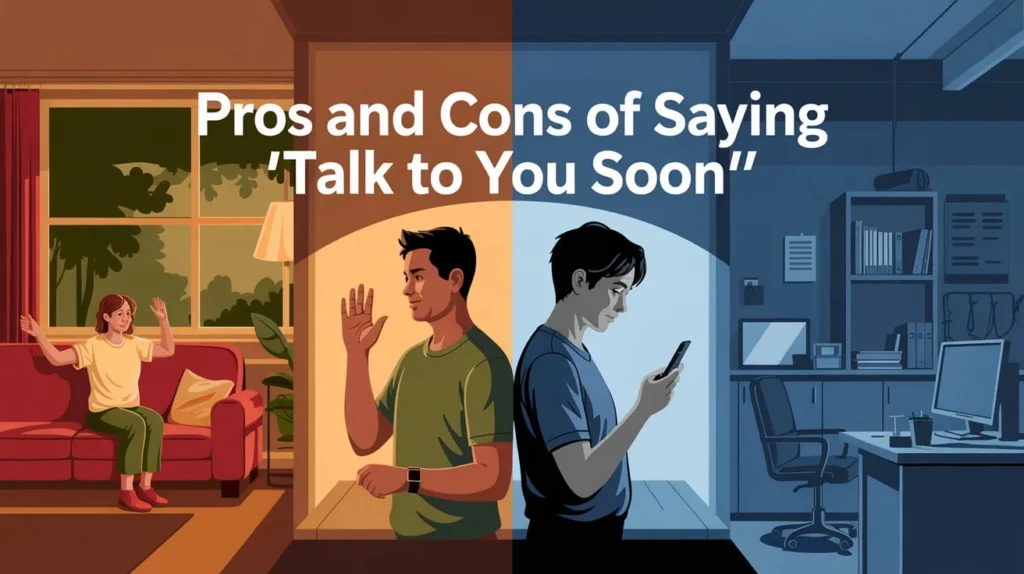 Pros and Cons of Saying “Talk to You Soon”